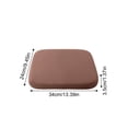 thumbnail image 3 of Car Office Chair Cushion, Memory Foam Padding for Wheelchair Armchair Sofa Desk Home Use(Brown-1,34x24x3.5cm), 3 of 6