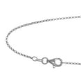 thumbnail image 2 of JewelStop 14k Semi-solid White Gold 1.1 Mm Diamond-cut Lite Rolo Chain 18" Lobster Claw - 1.66gr., 2 of 4