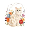 thumbnail image 2 of Pearl Diamond Art Cat 15 X 11 X 0.5 Inch Framed Diamond Art Kit Wall Art for Home Decor Cat Gifts for Cat Lovers Diy Handcraft Wall Decoration for Living Room 1 Pack, 2 of 6