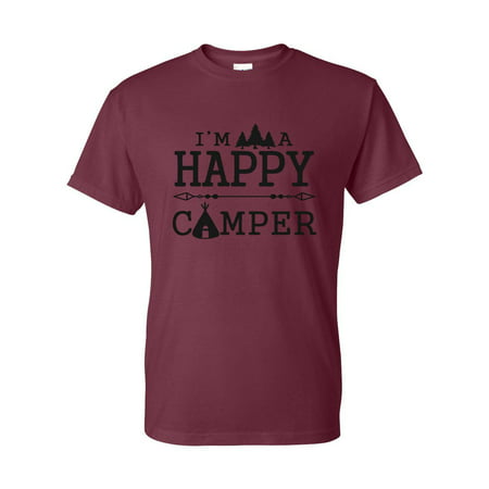 I'm A Happy Camper Vacation Camping Mens Womens