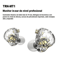 thumbnail image 2 of Audífonos In-ear Trn Mt1 Blanco Transparente,con Micrófono Malubero Malu1480, 2 of 3