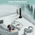 thumbnail image 2 of Electactic 35" Tower Fan Portable Floor Fans with Remote Control & 12H Timer 3 Speeds Wind 3 Modes ,Black, 2 of 6