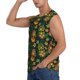 thumbnail image 3 of Balery Mask Tropical Flower Camisetas sin mangas para hombre, absorbe la humedad y protege contra el mal olor.-XX-Large, 3 of 7