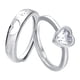 thumbnail image 4 of Xihbxyly Anillos de Pareja, Diseño de Corazón de Circonita con Electrocardiograma, Llamativo Conjunto de Boda de Aleación, Perfecto para Citas, Regalo Romántico, Ocasión Especial., 4 of 7