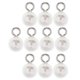 thumbnail image 4 of 2x10pcs Plastic Round Faux Pearl Charms Pendants Diy Jewelry Findings 8mm------Product code 83789, 4 of 5