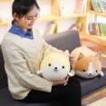 thumbnail image 3 of Vogacara Bonito Corgi de peluche, muñeco de peluche, viñetas de animales suaves, almohada para cama, regalo de Navidad encantador para niños Animales de peluche y juguetes de peluche amarillo, 3 of 6