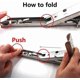 thumbnail image 5 of Stainless Steel Folding Corner Brackets - Maximum Load: 60 lbs - Short Release Arm - 8, 5 of 5