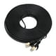 thumbnail image 2 of Acesorio de cable de Ethernet, 10 Gigabit Cat7 Oxímeno Núcle de Cobre Libre de Cobre Cable Negro Recubrimiento de Recubrimiento de PVC Amplia Aplicación 10 Metros para, 2 of 7