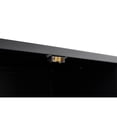 thumbnail image 6 of Black 2-Door Cabinet - Lockable Front Wheels - Conference & Office - Strong Magnetism, 6 of 7