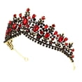 thumbnail image 3 of MasteelfCA Wedding Rhinestone Crown Tiara Delicate Beautiful Party Supply Rhinestone Crown, 3 of 7