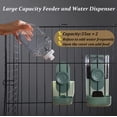 thumbnail image 3 of Dispensador de agua y comida para mascotas Kenond Hanging de 1 litro para mascotas pequeñas, 3 of 8