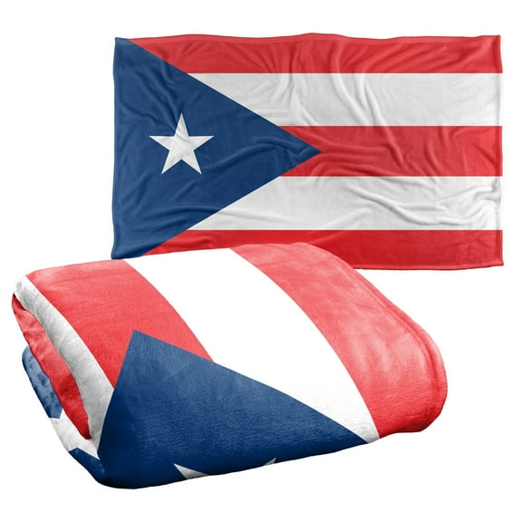 Puerto Rico Flag Silky Touch Super Soft Throw Blanket 36" x 58"