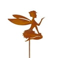 thumbnail image 1 of Mosiee Captivating Fairy Silhouette Metal Iron Garden Sculpture For Outdoor Use, 1 of 4