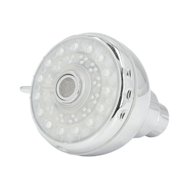 LED Shower Head, Light Shower Head Luster Corrosion Resistance Energy Saving with G1/2 External Thread for Bathroom