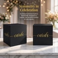 thumbnail image 4 of Black Graduation Card Box, Gold Foil Gift Card Box for Party Decorations, Wedding Reception, Birthday, Baby & Bridal Shower, Anniversary, Retirement, 4 of 7