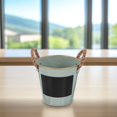 thumbnail image 3 of LIFKOME Iron Urn Planter Small Flower Pot Blue 1Set, 3 of 8