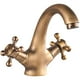 thumbnail image 1 of Grifo mezclador de baño de bronce, grifo de lavabo antiguo, grifo de baño, lavamanos, lavabo de agua fría y caliente, grifo retro, 1 of 4