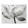 thumbnail image 5 of Nawypu Black and White Flowers Tapestry Home Decor Painting, 5 of 6