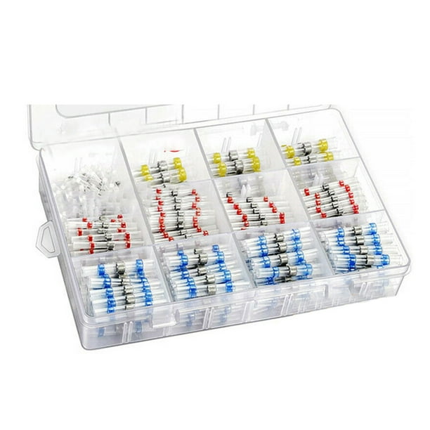 Eigraketly Kit de combinación de tubos de aislamiento térmico de envoltura de Cable eléctrico de plástico de tubo termorretráctil Industrial de manga Herramientas eléctricas 500PCS NO6 Eigraketly JJ14698-06B