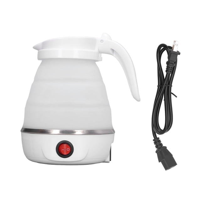 Folding Electric Kettle Foldable Foldable Travel Electric Kettle Silicone And Stainless Steel Quick Boiling US Plug 110V For Camping ANGGREK Otros