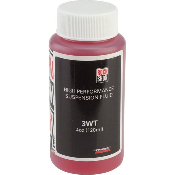 RockShox Suspension Oil, 3wt, 120ml Bottle, Rear Shock Damper/Charger Damper