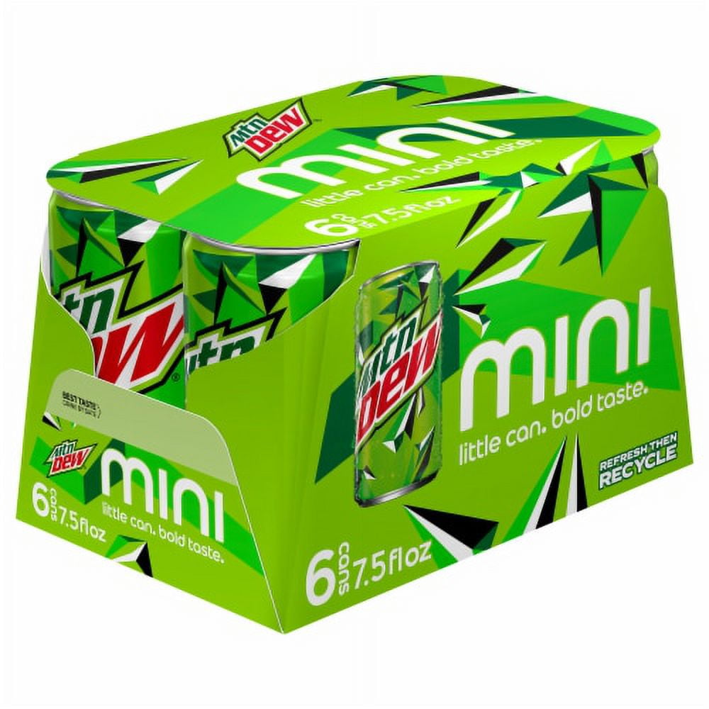 2X - Mountain Dew Soda Mini Cans