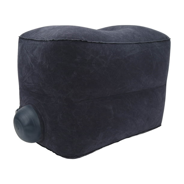 Almohada Inflable Portátil para Reposapiés que Reduce la Fatiga Flocado de PVC para Oficina Hogar Tren y Viajes ANGGREK Otros