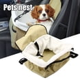 thumbnail image 2 of Dog Booster Seat Dog Car Seats for Small Dogs Cat Pet Car Safe Soft Pet Box, 2 of 8