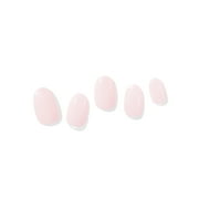 Dashing Diva GLAZE, Starter Kit, Semi-Cured Gel Nail Polish Strips, Powder Pink, Includes 32 Strips and LED Lamp