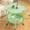 Green, variant on Fmxomd Side Table with Wheels 2-Tier Modern End Table Living Room Plastic Mobile Sofa Side Table - Small Night Stand Bedroom - Green