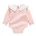 thumbnail image 3 of Jalioing Infant Baby Rompers Cute Long Sleeve Cotton Bodysuit Baby Boy Girl Rompers Spring Fall Outfits 0-18 Months, 3 of 9