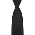 thumbnail image 2 of LAICAIW Men's Ties Solid Pure Color Plain Formal Black Ties For Men, 2 of 5