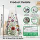 thumbnail image 2 of Juego de 2 toallas de cocina colgantes con lazo y diseño de flores silvestres de colores: microfibra suave y superabsorbente, decorativas, para platos y manos, para té y café., 2 of 9