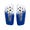 Blue, variant on J4K Inc Adult Soccer Shin Guards with Sleeve, Dual Strap Closure, Large, Blue