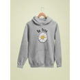 thumbnail image 3 of Be Free Heart Daisy Hoodie Women -Image by Shutterstock, Female x-Large, 3 of 4