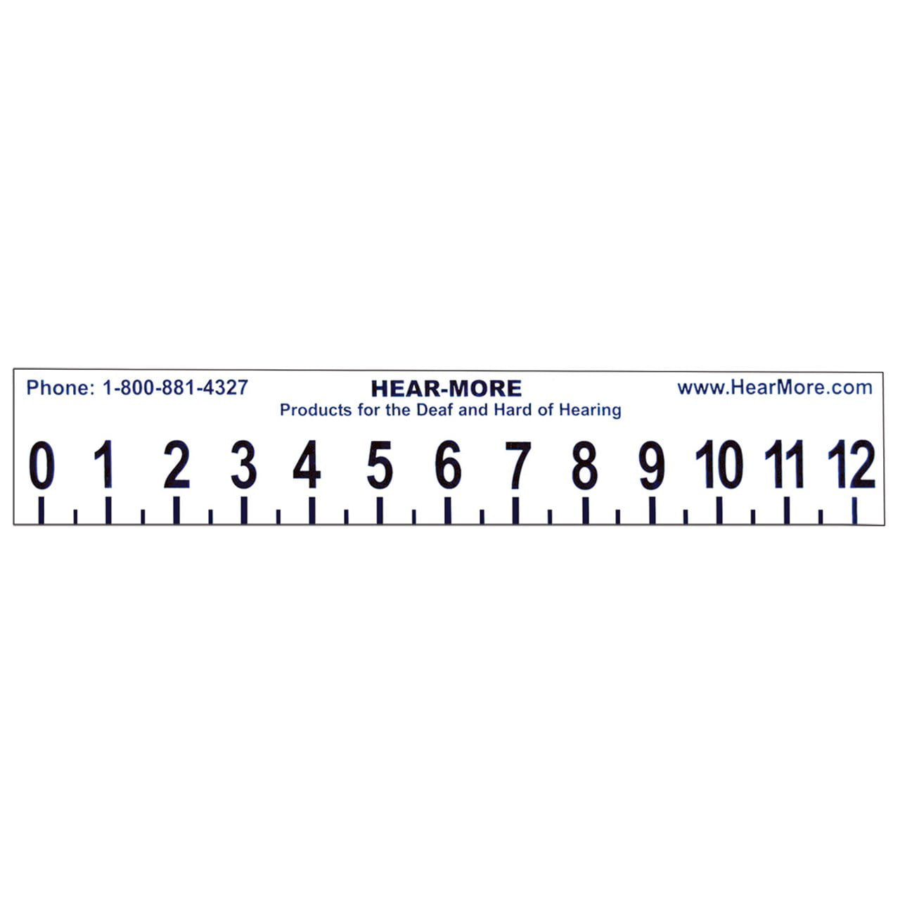 large print 12 inch ruler with sign language walmartcom walmartcom