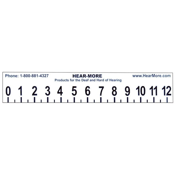 large print 12 inch ruler with sign language walmart com