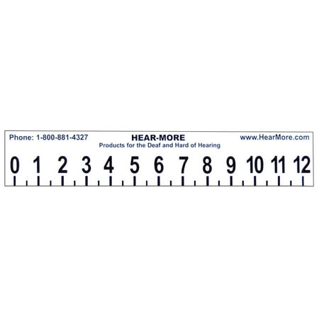 large print 12 inch ruler with sign language walmartcom
