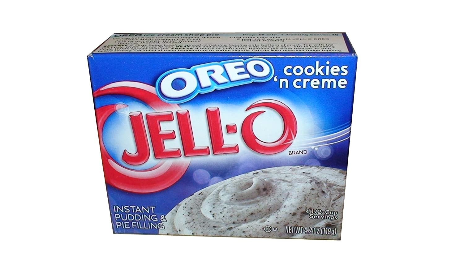 JellO Oreo Cookies n Cream, Instant Pudding & Pie Filling, 4.2 oz