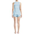 thumbnail image 3 of Secret Treasures Women's and Women's Plus Size Tank Top and Shorts Pajama Set, 2-Piece, 3 of 5