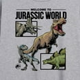thumbnail image 3 of Jurassic Park - Welcome To Jurassic World Dino - Women's Oversized Graphic T-Shirt, 3 of 5