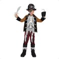 thumbnail image 1 of Jason Party Kids Pirate Costume Boys Deluxe Halloween Cosplay Set - Skeleton-L, 1 of 4