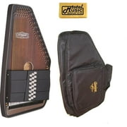 Oscar Schmidt 21 Chord Autoharp w/ Gig Bag, Ovankol Top, Spruce Back, OS11021, OS11021-AC445