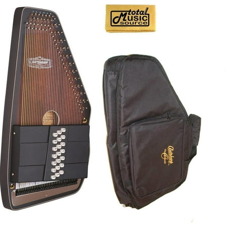 Oscar Schmidt 21 Chord Autoharp w/ Gig Bag, Ovankol Top, Spruce Back, OS11021, OS11021-AC445