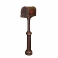 thumbnail image 2 of Savannah Curbside Mailbox with Bradford Direct Burial Mailbox Post - Black, 2 of 2