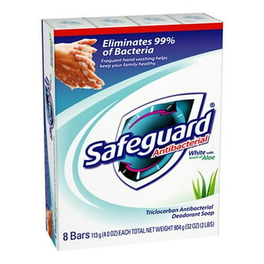 Safeguard Antibacterial Beige Bath Soap Bar - 4 Oz/Pack, 8 Bars, 2 Pack ...