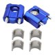 thumbnail image 4 of Elevadores de manillar genéricos para motocicleta, adaptador de manillar, fácil de instalar, ergonómico. Azul, 4 of 9