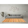 thumbnail image 3 of Ahgly Company Indoor Rectangle Abstract Orange Modern Area Rugs, 5' x 8', 3 of 4