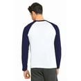 thumbnail image 2 of Ventana Men's Baseball Tee Long Sleeve Raglan Jersey Shirt, 2 of 4