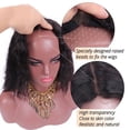 thumbnail image 3 of No-Slip Wig Grip Band Transparent Silicone Wig Band Comfort Head Hair Band Extra Hold Wig Headband Adjustable Women Hair Wig Band(Light brown), 3 of 12